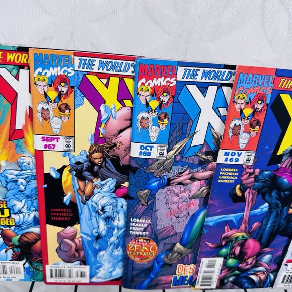 X-Men 64-78 Lot Marvel Psi War Operation Zero Tolerance - Picture 5 of 7